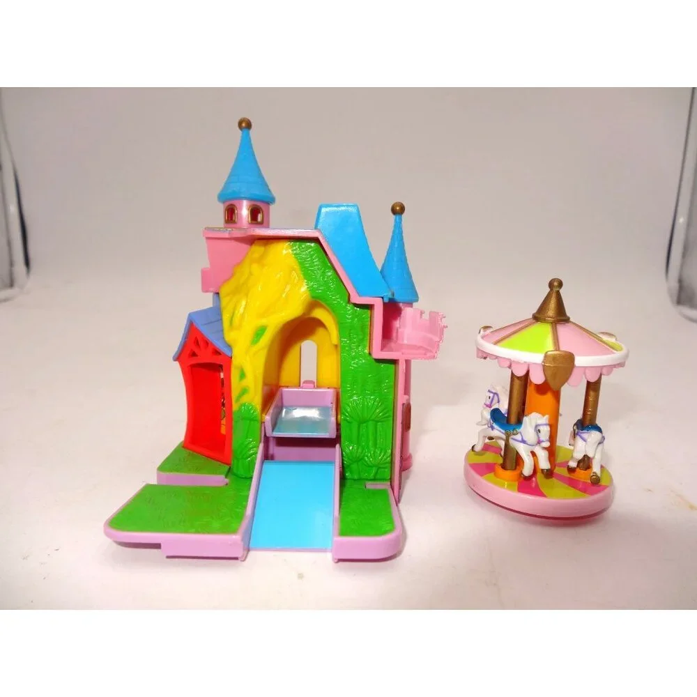 Disney Carousel Magic‎ Kingdom Polly Pocket Bluebird and Castle Splash Mountain